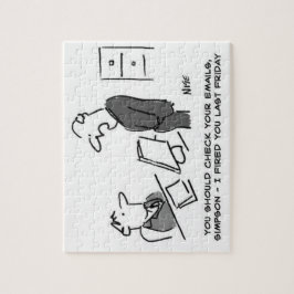 Boss Fires Worker by Email Puzzle