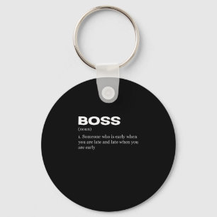 Boss Funny Definition Happy Boss's Day Schlüsselanhänger