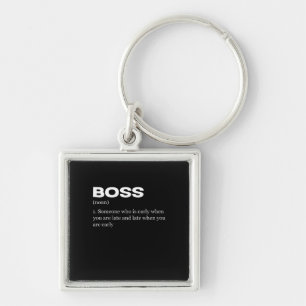 Boss Funny Definition Happy Boss's Day Schlüsselanhänger