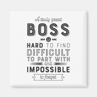 Boss Geschenk ein wirklich großer Boss ist schwer  Magnet