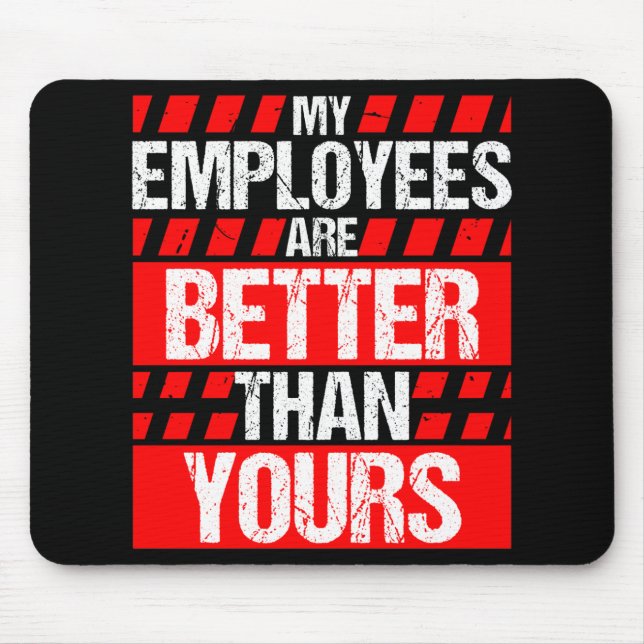 Boss Geschenke Mitarbeiter besser Boss's Day Mousepad (Vorne)