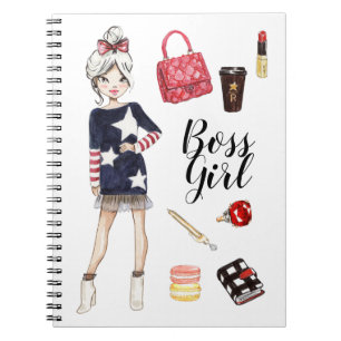 Boss Girl-Planer-Notebook Notizblock