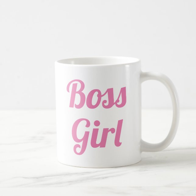 Boss Girl | Slogan-Tasse | handschriftlich Tasse (Rechts)