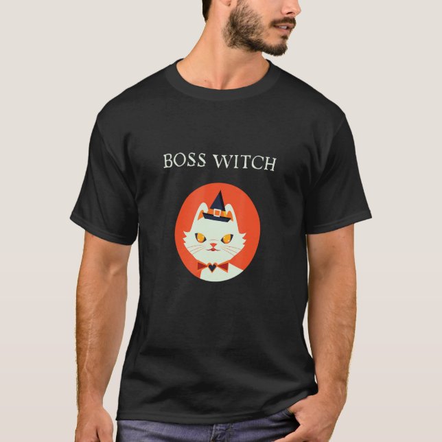 Boss Hexenkatze T-Shirt (Vorderseite)