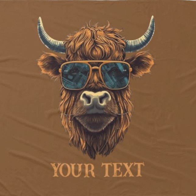 BOSS HIGHLANDER COOL COW Fleece Blanket (Von Creator hochgeladen)