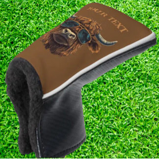 BOSS HIGHLANDER COW Golf Head Cover Golf Headcover