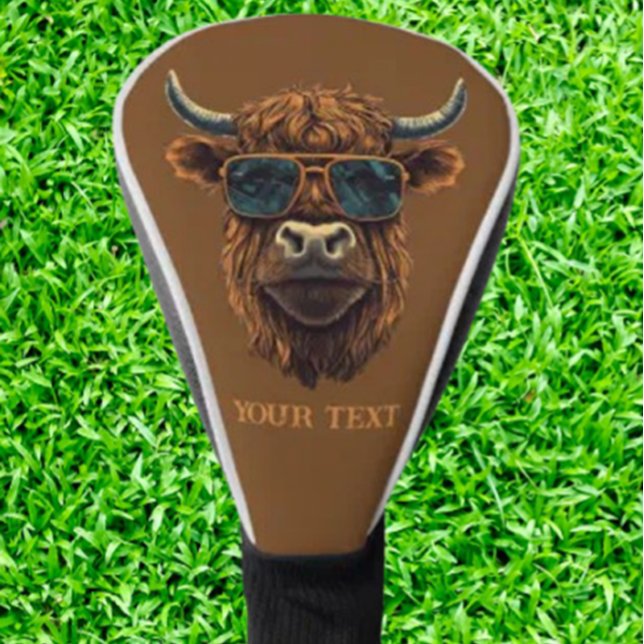 BOSS HIGHLANDER COW Golf Head Cover Headcover (Von Creator hochgeladen)