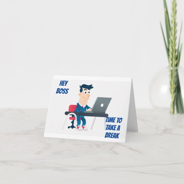 **BOSS** HOFFNUNG BIRTHDAY IST DER BESTE JE KARTE (Vorderseite)