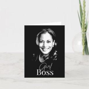 Boss Kamala Harris für Liberaldemokraten Karte