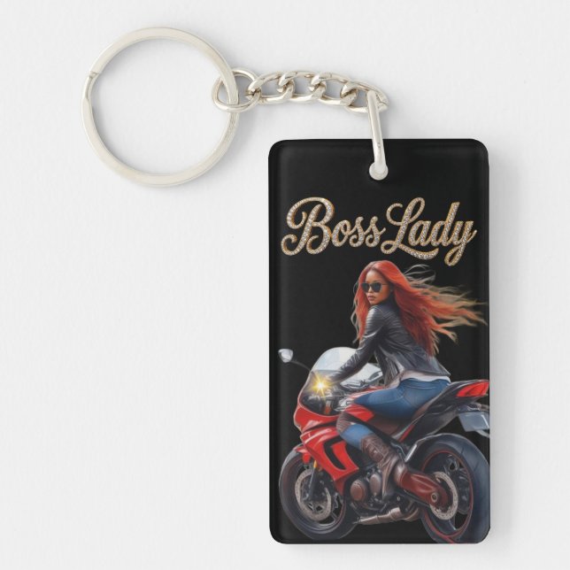 Boss Lady Acrylic Keychain Schlüsselanhänger (Vorderseite)