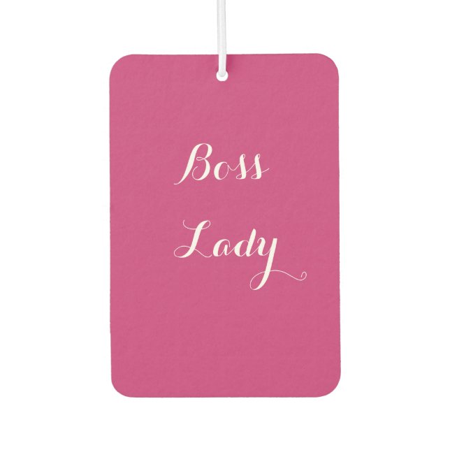Boss Lady Air Freshner Autolufterfrischer (Vorderseite)