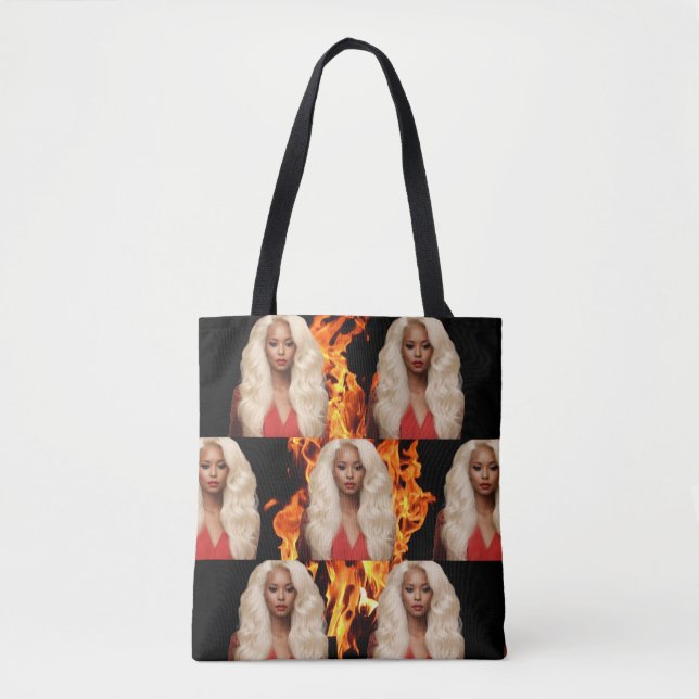 Boss Lady All-Over-Print-Tasche (Vorderseite)