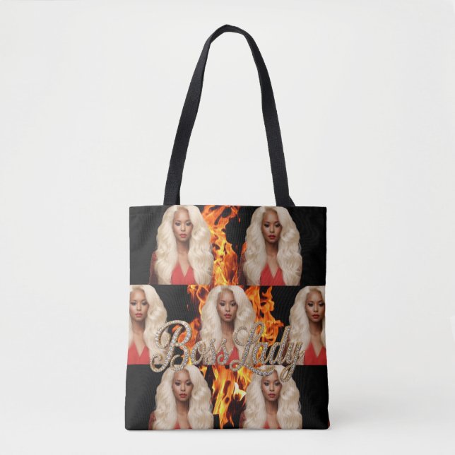 Boss Lady All-Over-Print-Taschentuch (Vorderseite)
