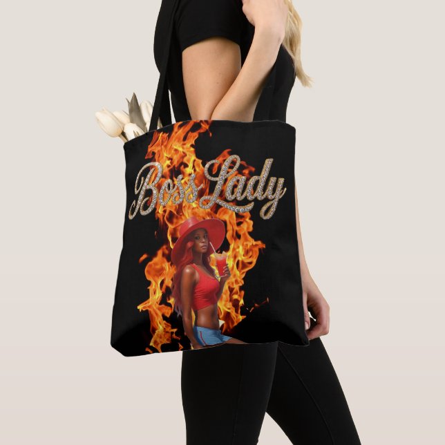 Boss Lady All-Over-Print-Tragetasche (Von Nahem)