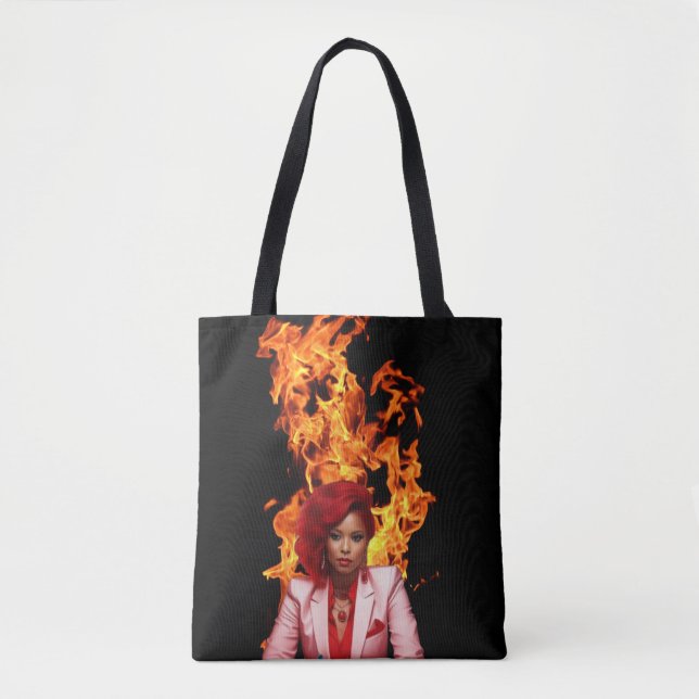 Boss Lady All-Over-Print-Tragetasche (Vorderseite)