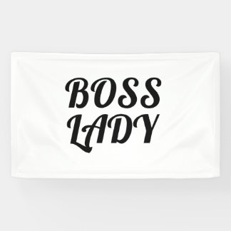 BOSS-LADY BANNER