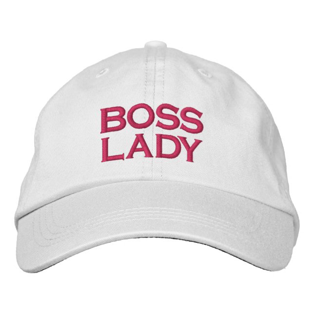 BOSS LADY BESTICKTE KAPPE (Vorderseite)