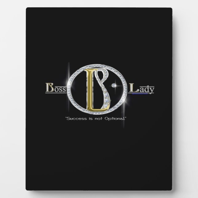 Boss Lady Bling Fotoplatte (Vorderseite)