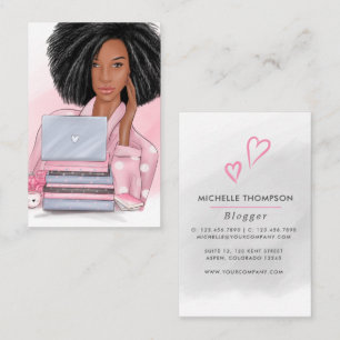 Boss Lady Blogger Business Card Visitenkarte