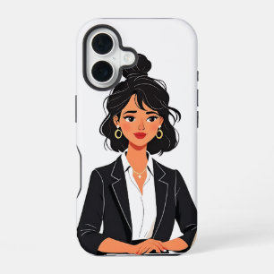 Boss Lady CEO Frau Stadt Skyline Handyhülle Empowe iPhone 16 Hülle