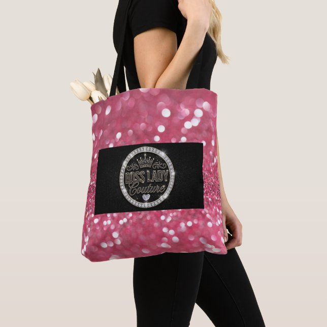 Boss Lady Couture Diamonds All-Over-Print-Tasche (Von Nahem)