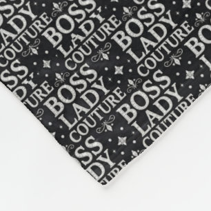 Boss Lady Couture Fleece-Decke Fleecedecke