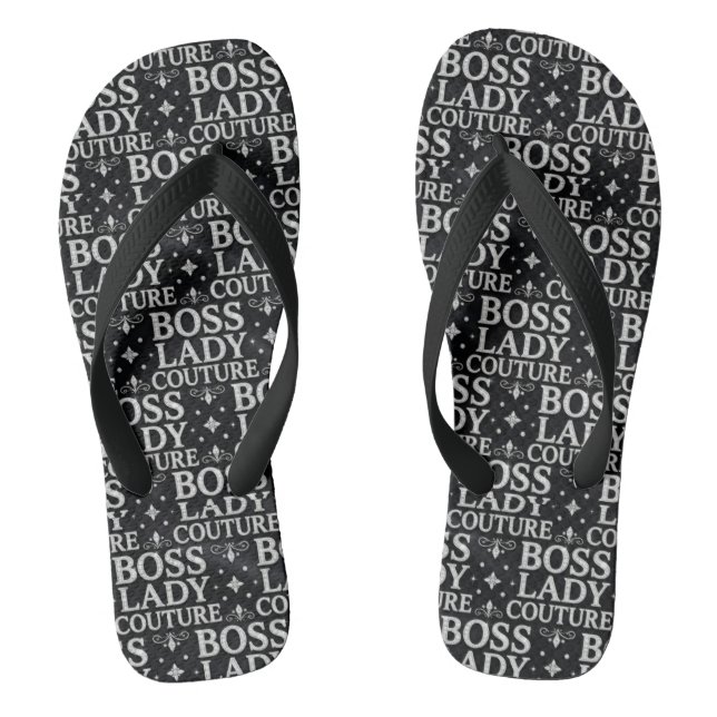 Boss Lady Couture Paar Flip Flops (Fußbett)