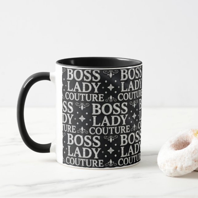 Boss Lady Couture Tasse (Mit Donut)