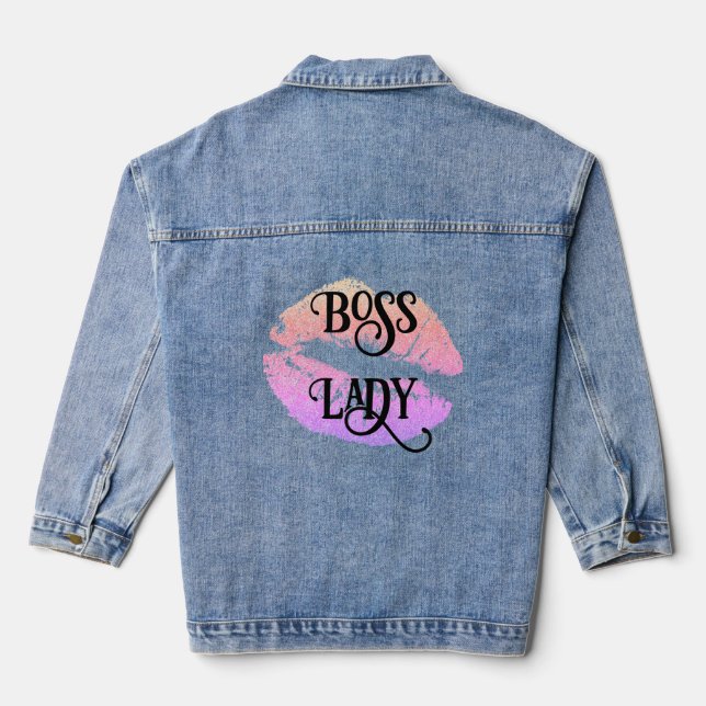 Boss Lady Denim Jacket Jeansjacke (Rückseite)
