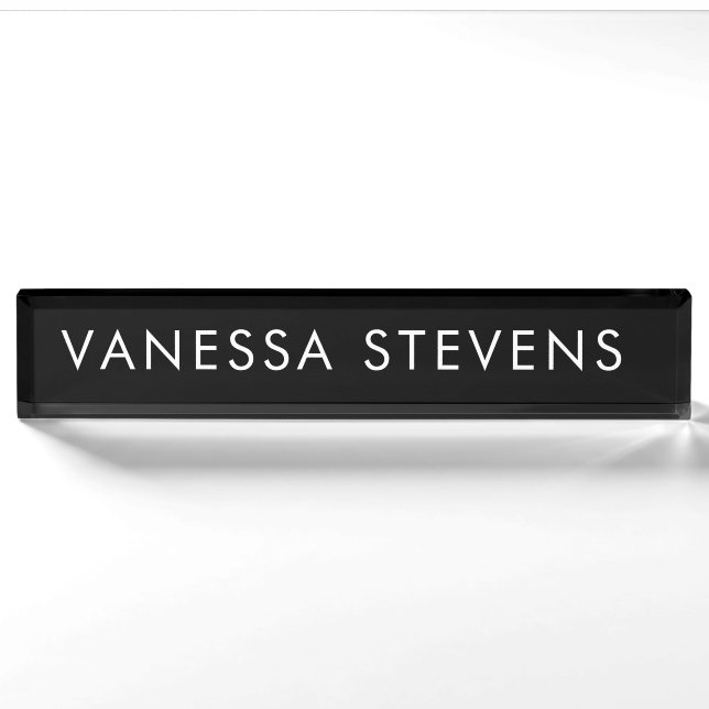 Boss Lady Desk Name Plate Namensplakette (Vorderseite)