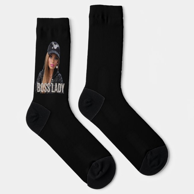 Boss Lady Diamonds Crew Socken (Rechts)