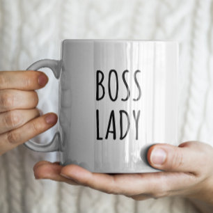 "Boss Lady" Einfaches modernes Bauernhaus Kaffeetasse