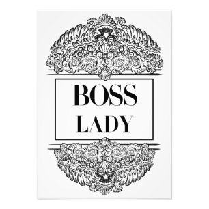 Boss Lady - Elegante Ermächtigung Fotodruck