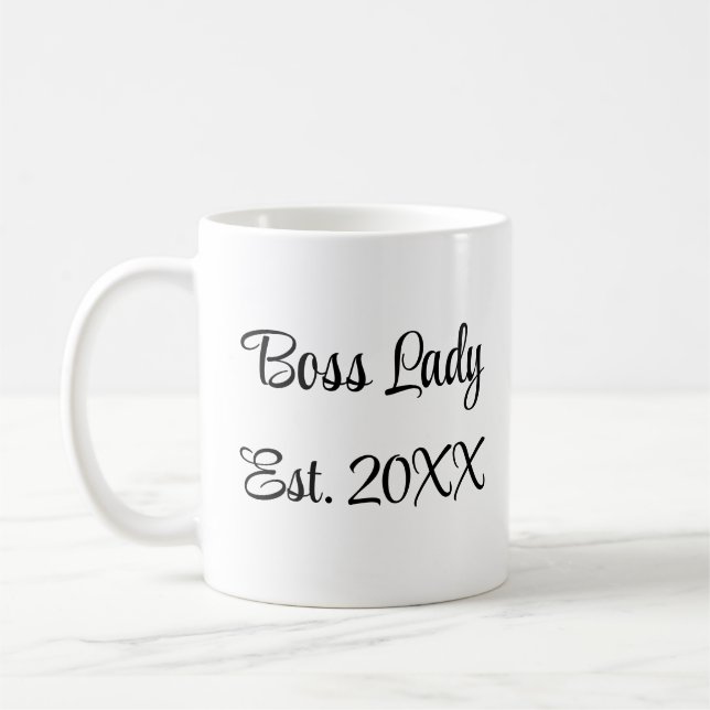 Boss Lady Est. Kaffeetasse (Links)