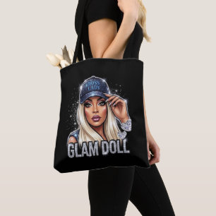 Boss Lady Glam Doll All-Over-Print-Tasche