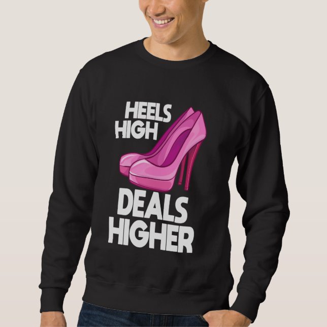Boss Lady Heelses High Deals Higher CEO Sweatshirt (Vorderseite)