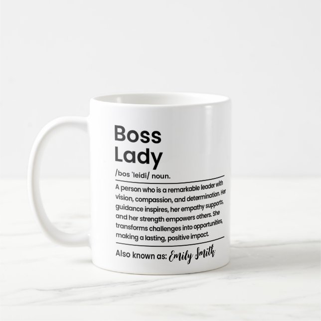 Boss Lady Kaffeetasse (Links)