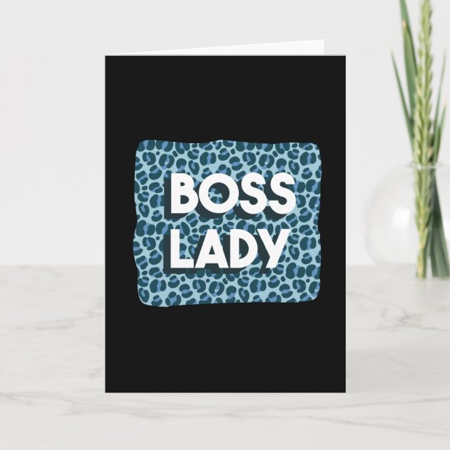 Boss Lady Karte (Vorderseite)