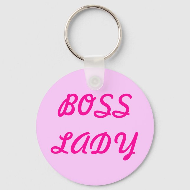 Boss Lady Key Kettengeschenk Schlüsselanhänger (Vorderseite)