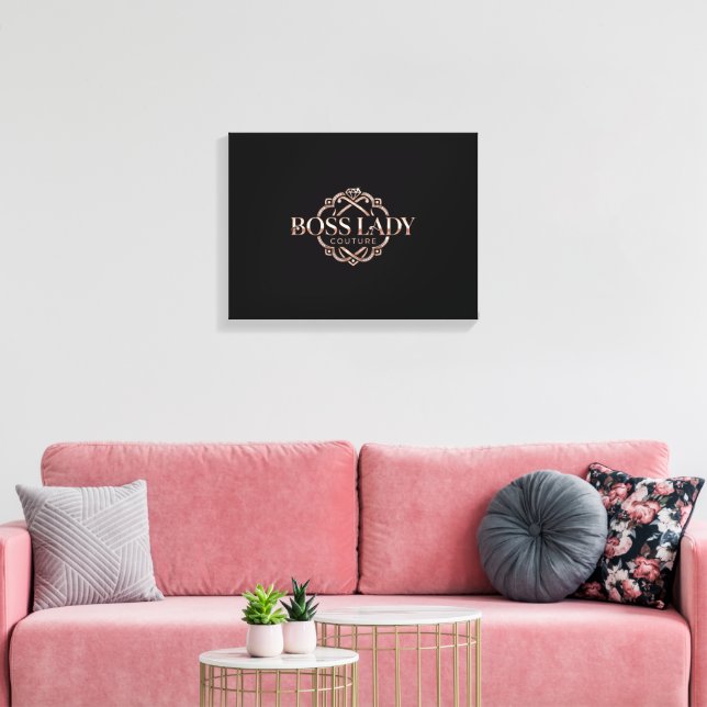 Boss Lady Leinwanddruck gespannt (Insitu (Wohnzimmer))