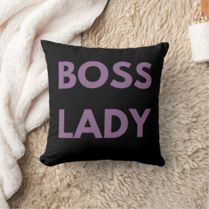Boss Lady Lila Letters Kissen