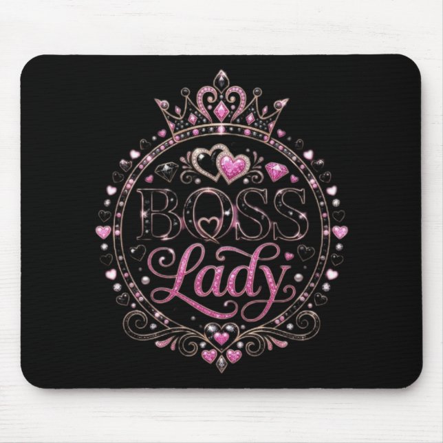 Boss-Lady-Mauspad Mousepad (Vorne)