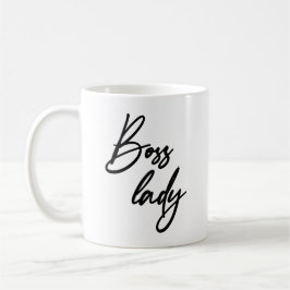 Boss Lady Modernes Handlingskript Kaffeetasse