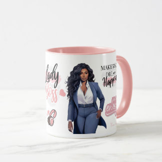 Boss Lady Motivierend, Leistung und Erfolg Tasse