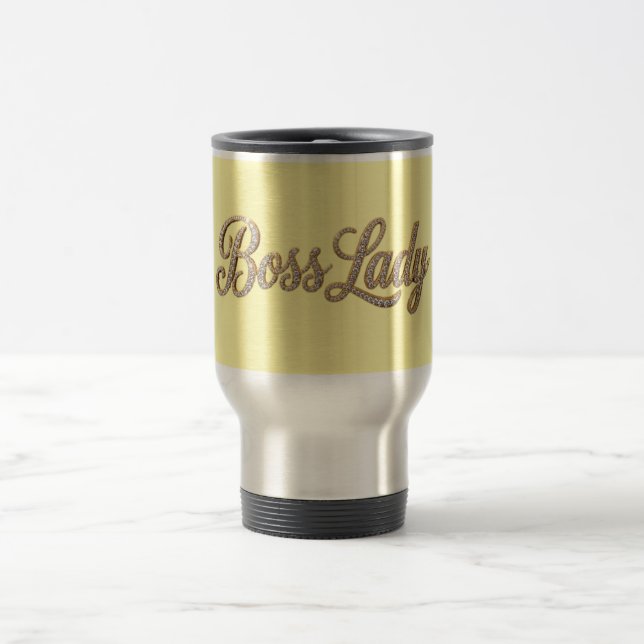 Boss Lady Mug Reisebecher (Mittel)