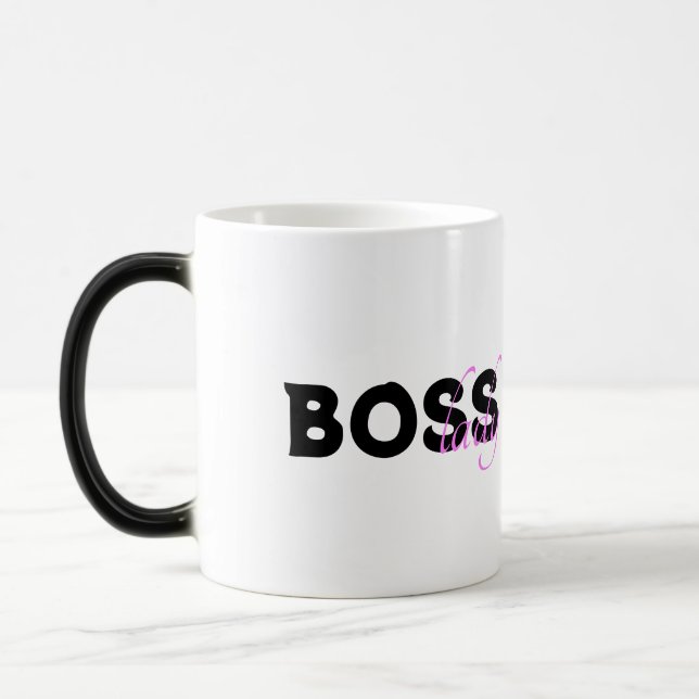 Boss Lady Mug Verwandlungstasse (Links)