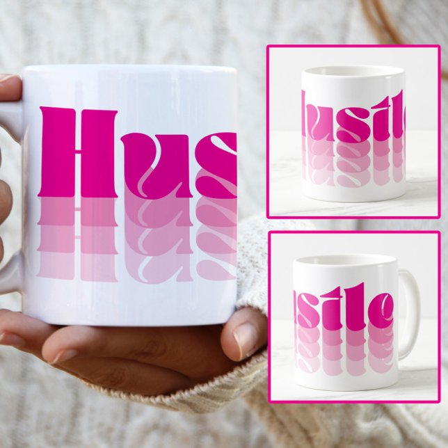 Boss Lady Pink Hustle Tasse (Von Creator hochgeladen)