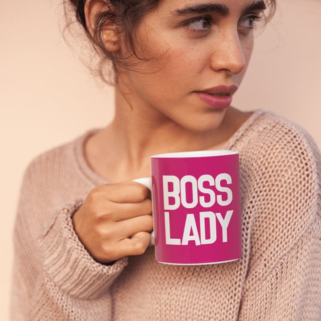 BOSS LADY PINK KAFFEE TASSE (Von Creator hochgeladen)
