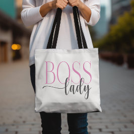 Boss Lady Pink und Gray Mousepad