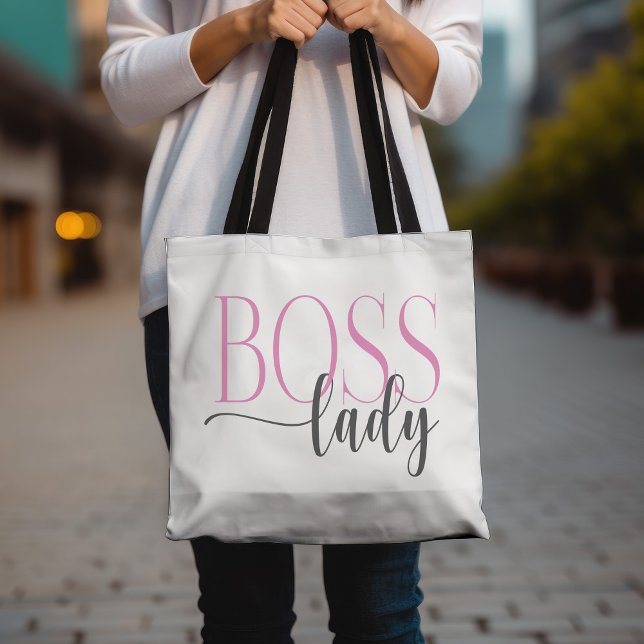 Boss Lady Pink und Gray Mousepad (Von Creator hochgeladen)